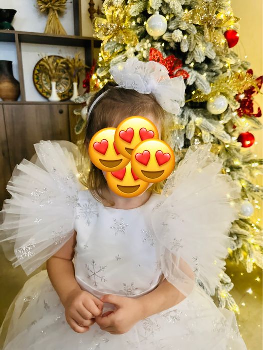 Новорічна святкова сукня для дівчинки