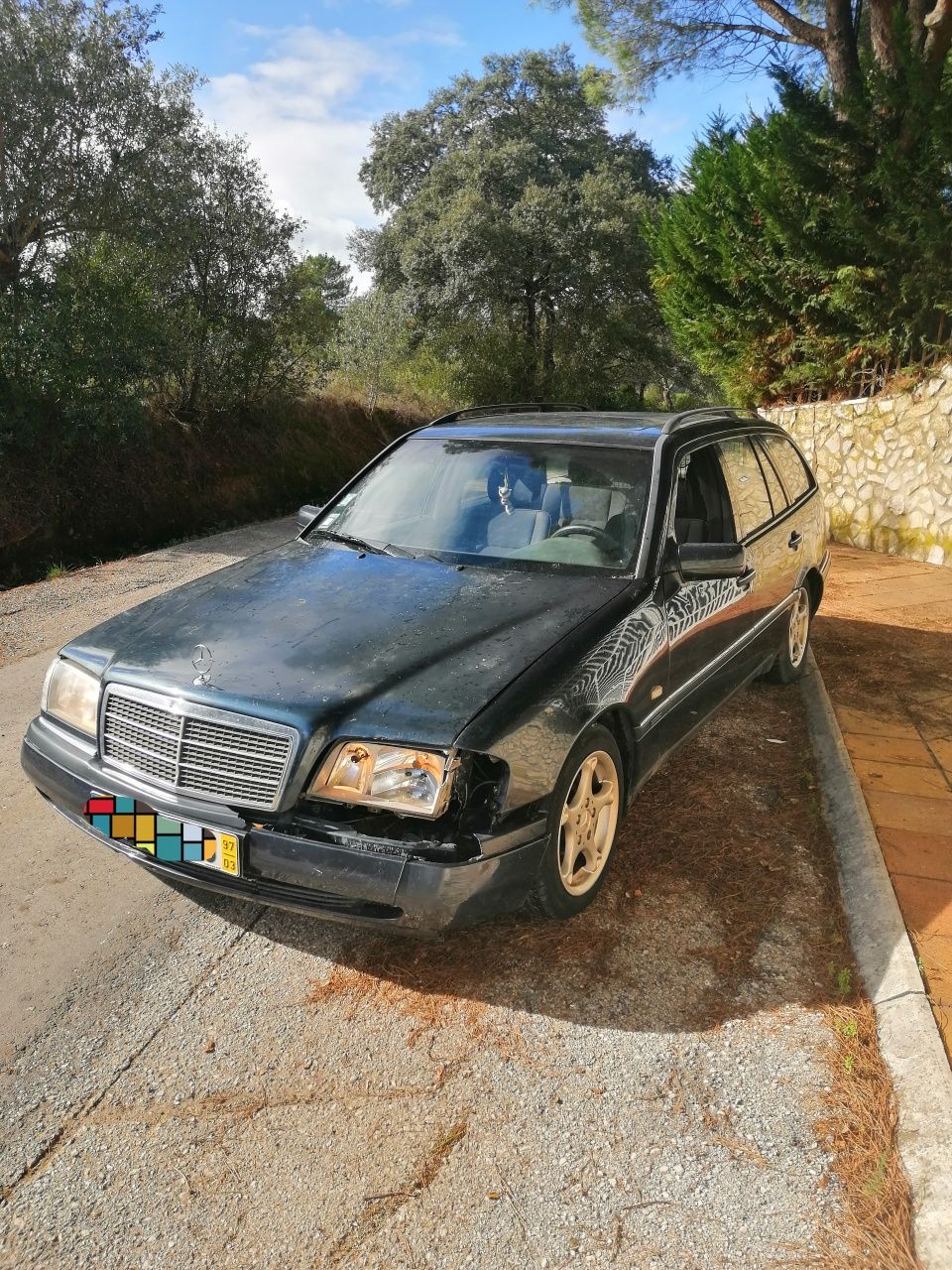 Para peças Mercedes C250 Turbo diesel ano 1997 envio para o Continente