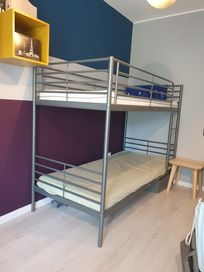 Łóżko piętrowe Ikea, rama lub komplet z materacami