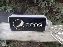 Pepsi Reklama Neon Szyld Vintage Retro Industrial Loft