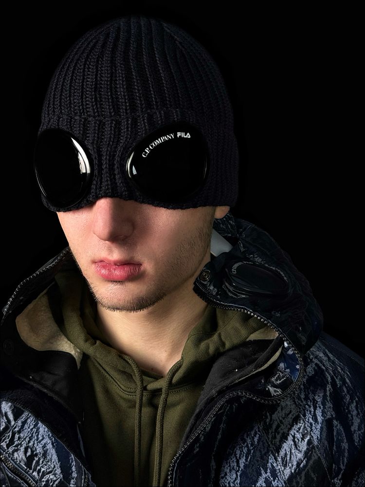 c.p. company fila goggle hat beanie оригинал