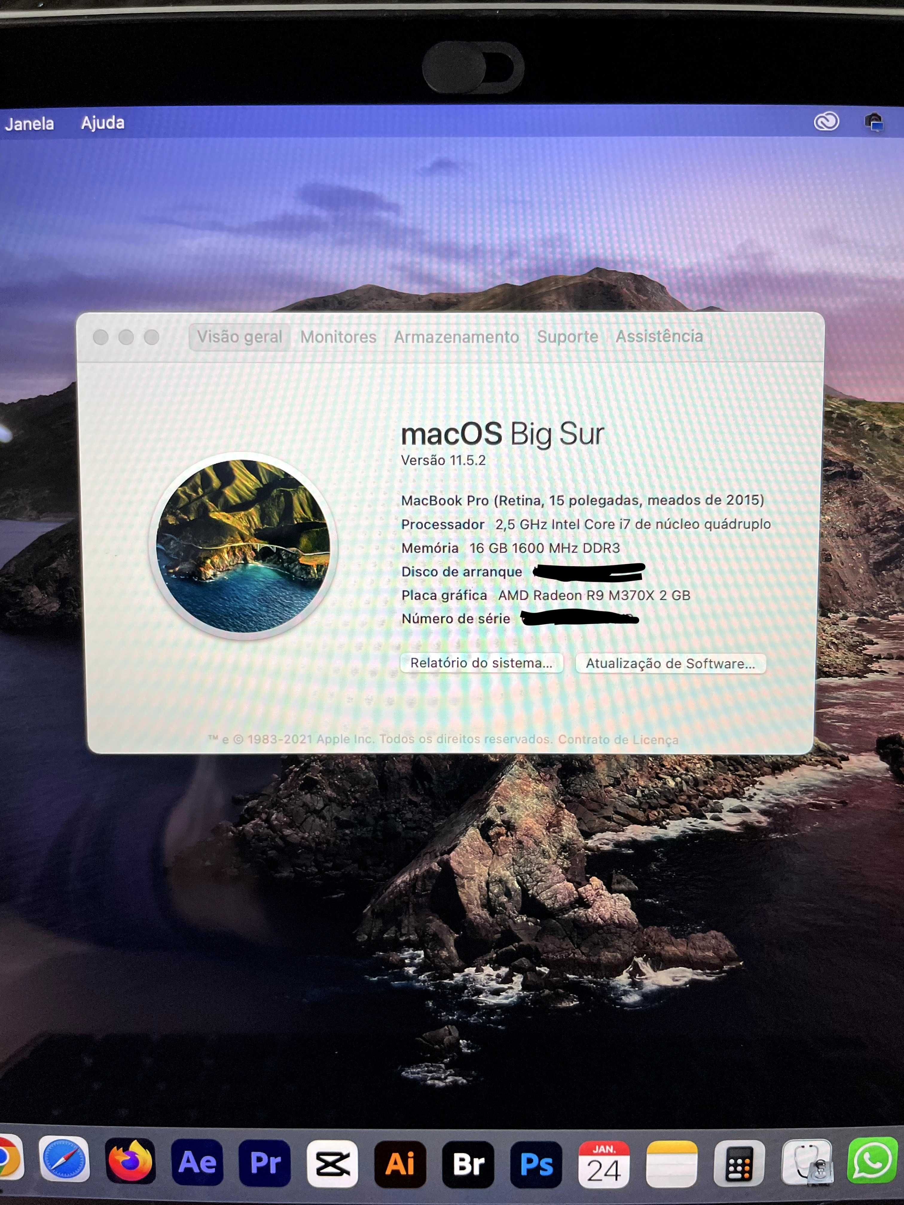 MacBook Pro Retina 15 Polegadas