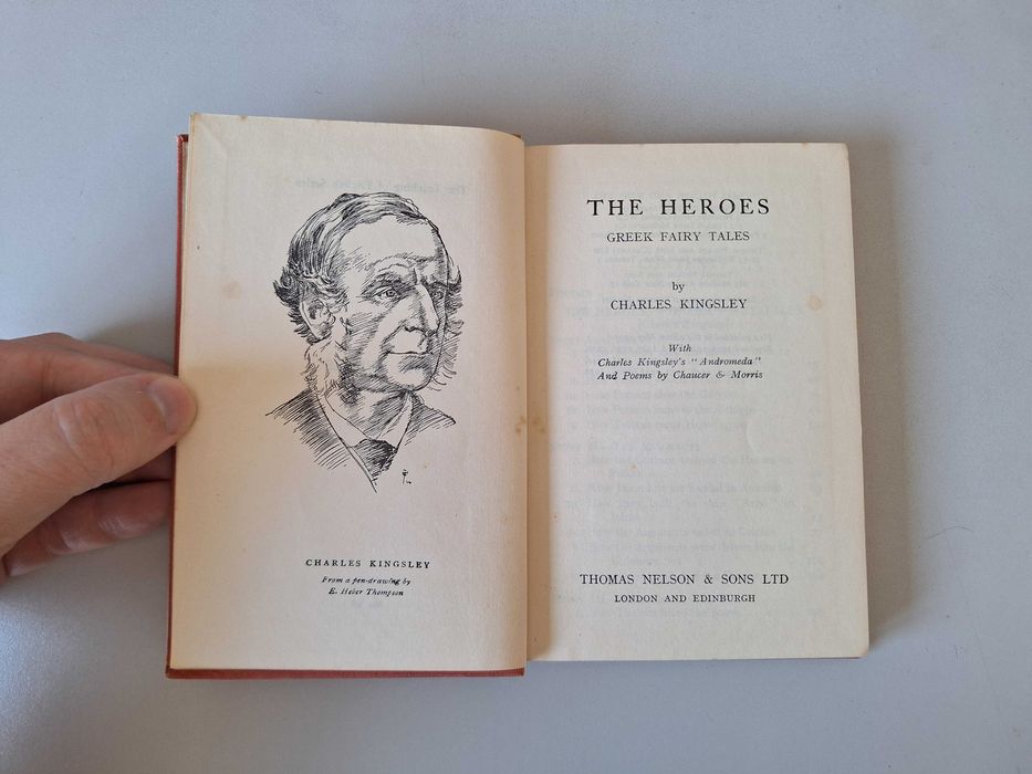 The Heroes, Greek Fairy Tales - Charles Kingsley, edição de 1950