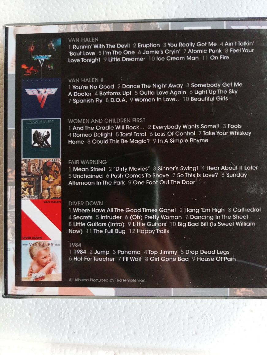 Van Halen 6CD Box-Set. Studio Album 1978-1984. Запакований.