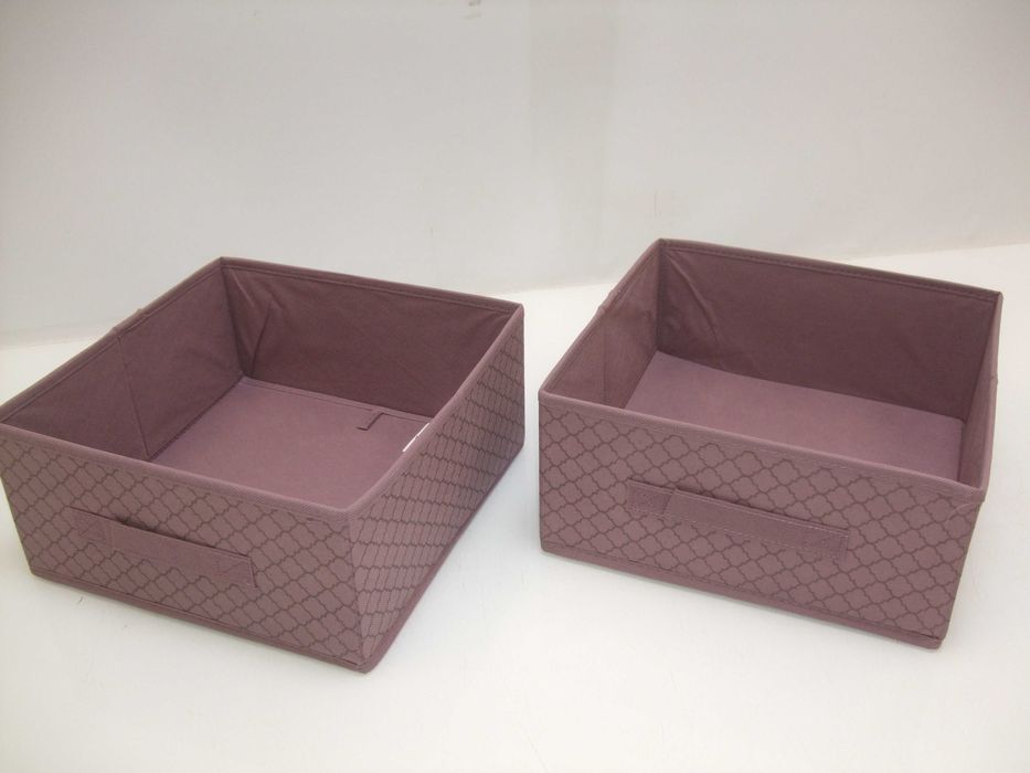 Pojemnik SKŁADANY PUDEŁKO 2 szt do Przechowywania 28x28x13cm ORGANIZER