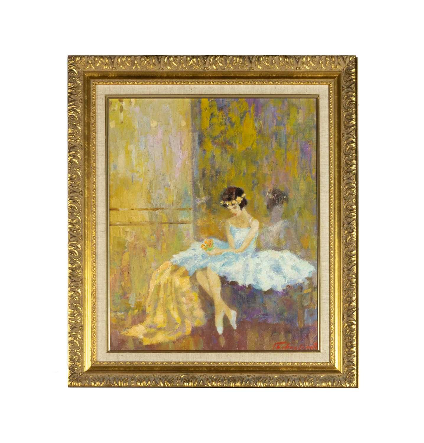 Pintura bailarina russa século XIX | Impressionismo