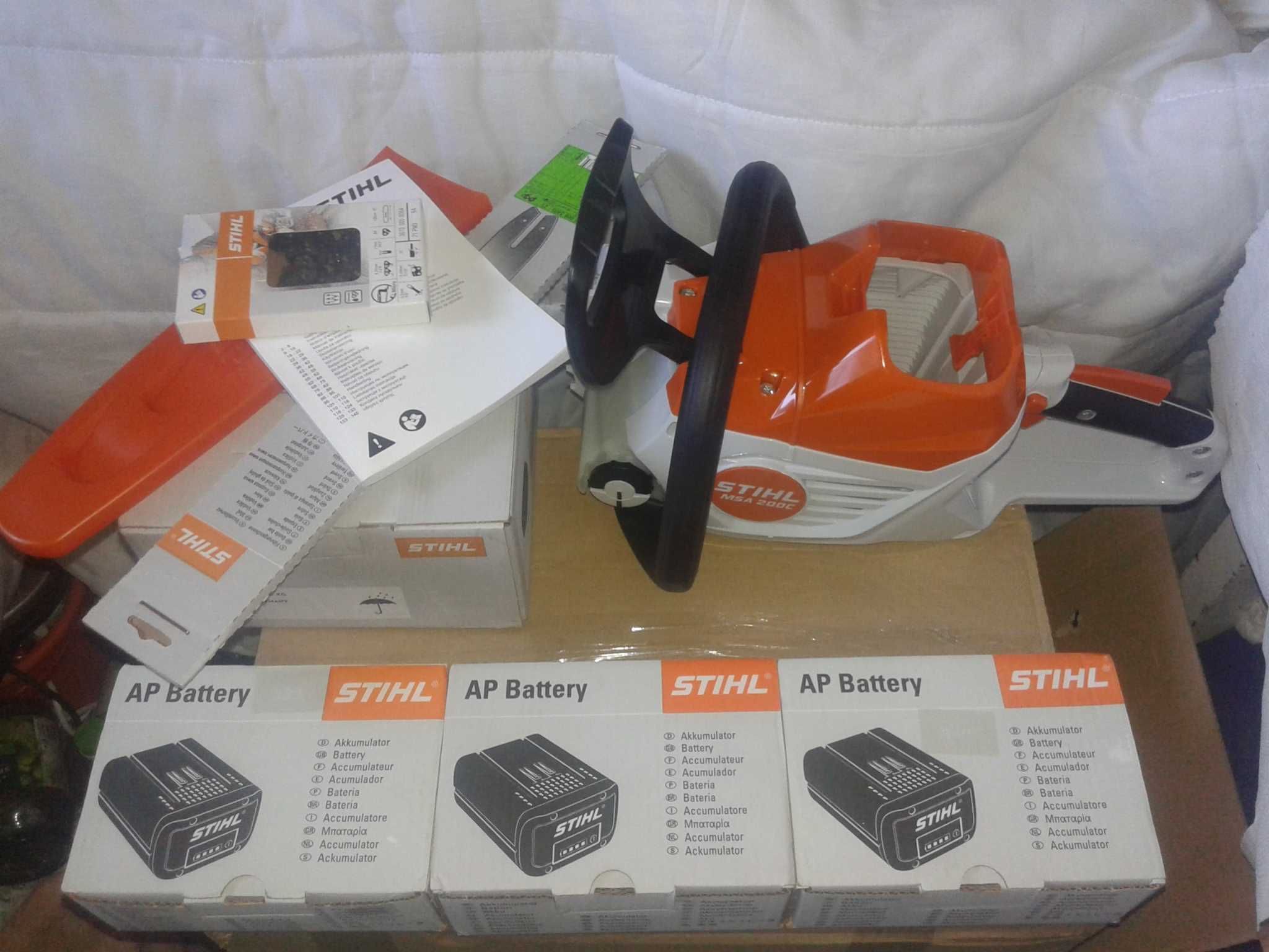 Nowa pilarka akumulatorowa STIHL MSA 200 C  pila 5 x akumulator AP
