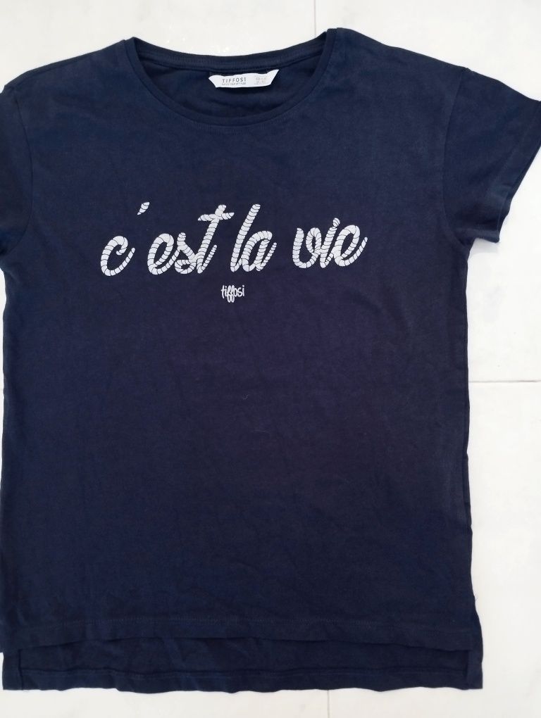 T-shirt Azul Marinha Nova da Toffosi