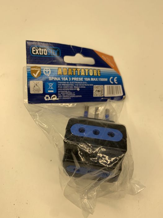 Tomadas inteligentes (wi-fi) e adaptadores (fichas italianas)