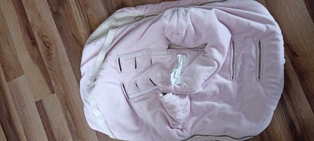 Śpiworek niemowlęcy różowy