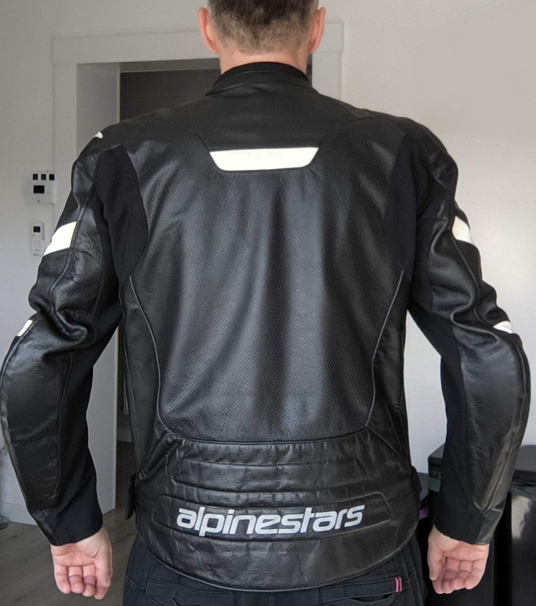 Kurtka skórzana Alpinestars Faster Airflow r.54 wentylowana, jak nowa