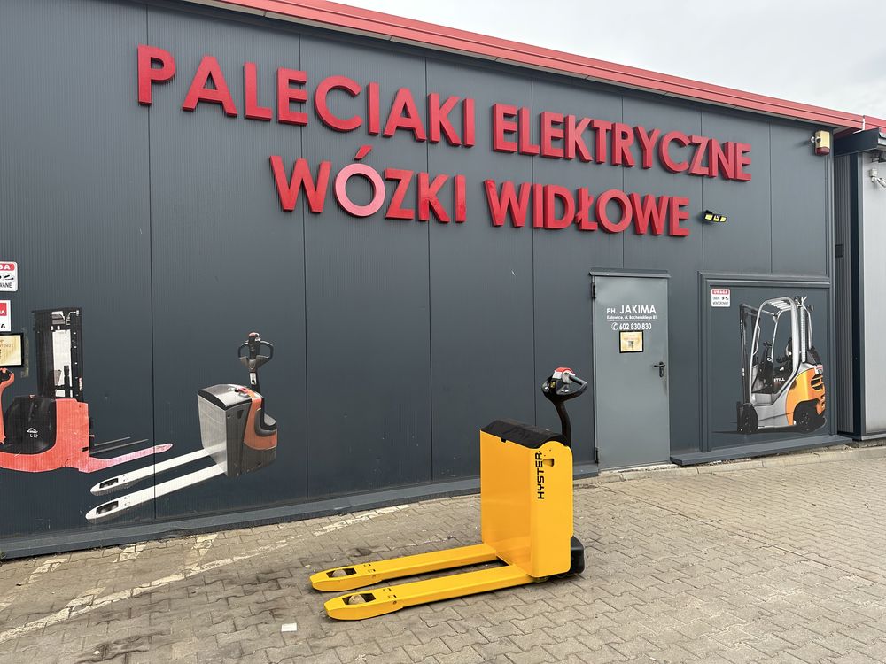 Paleciak elektryczny najmniejszy Hyster 2013 r 1800 kg