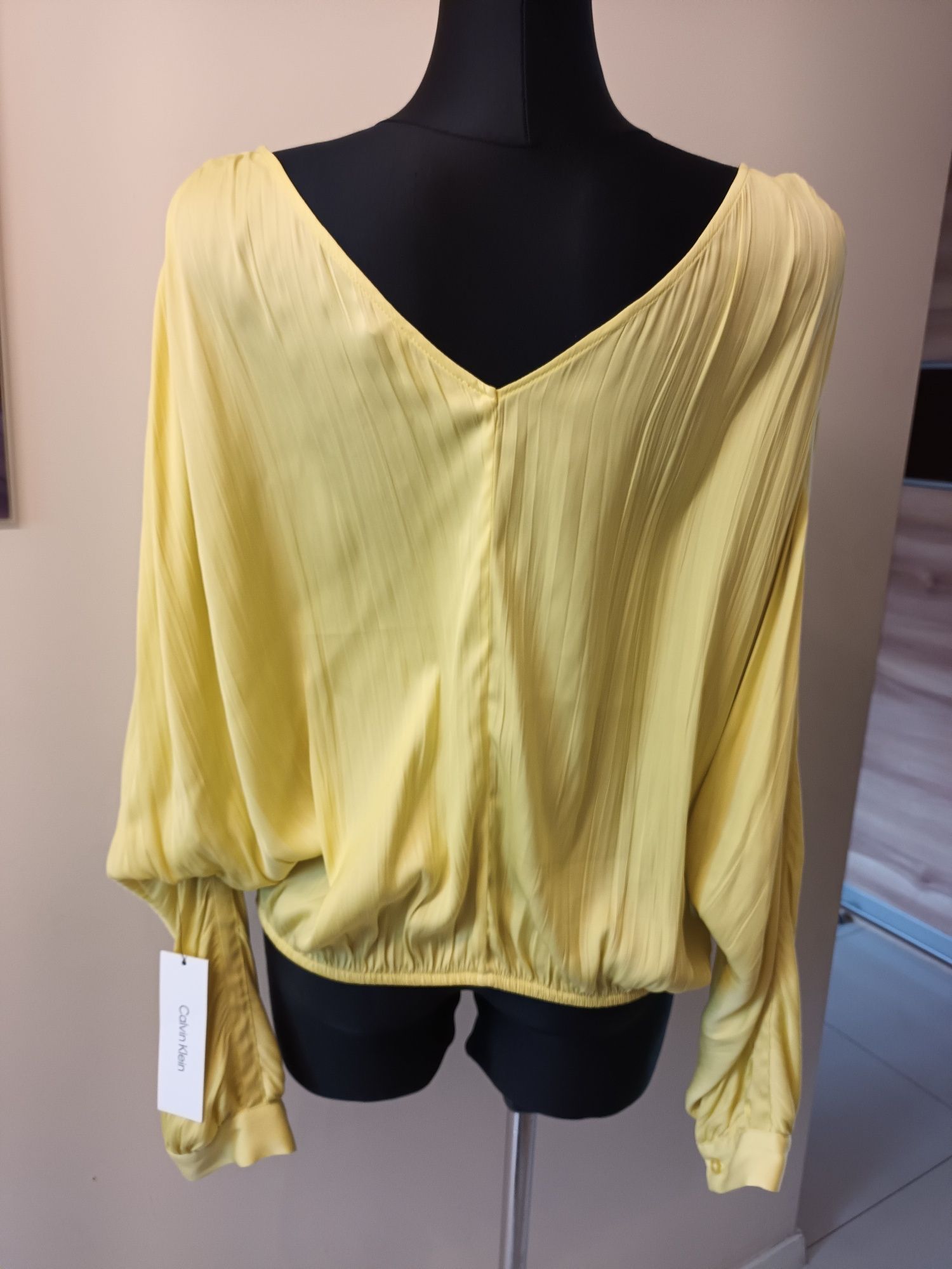 Bluzka z długim rękawem Calvin Klein Roz. XL