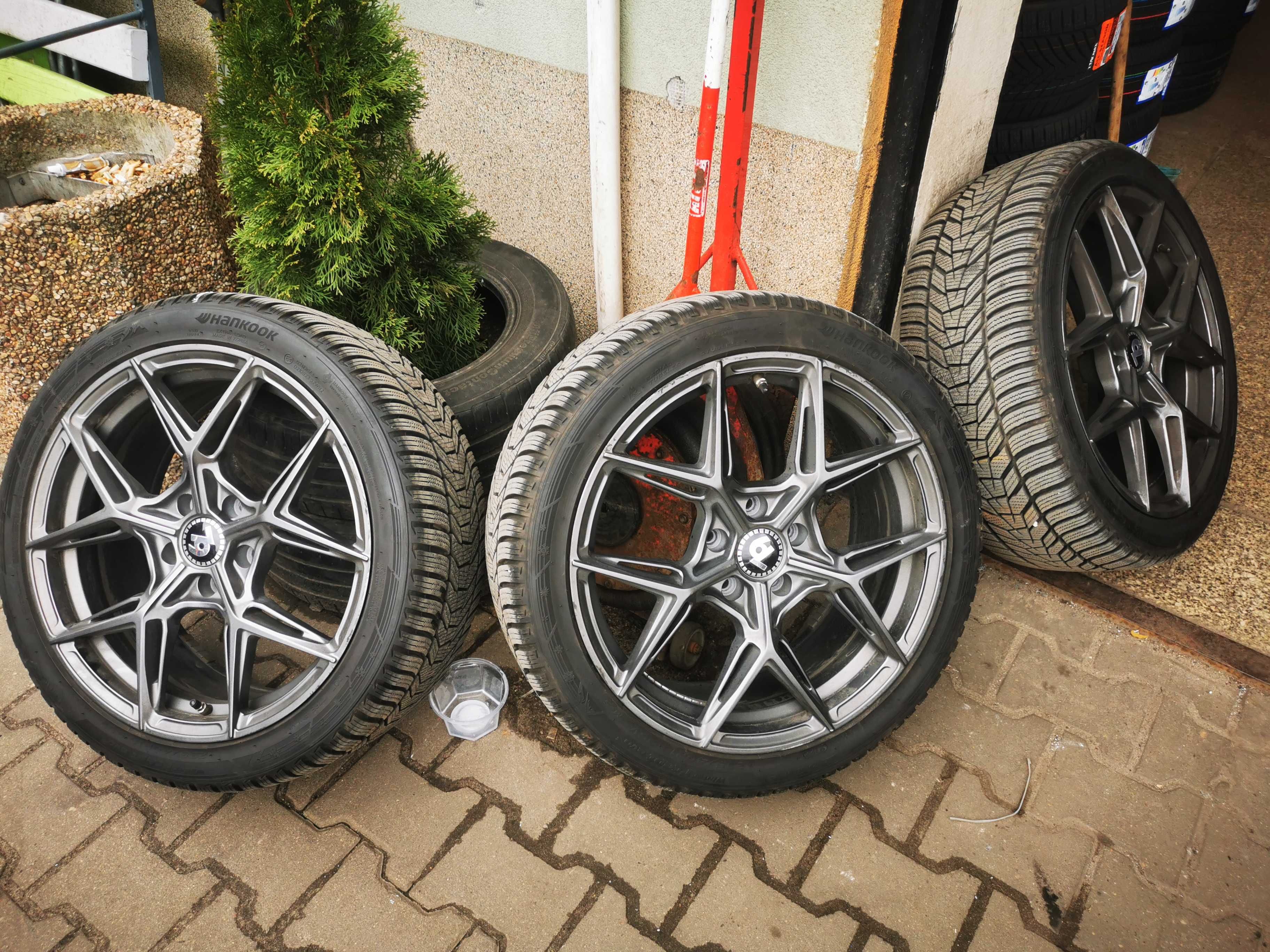 Felgi Seventy9 5 x 112 + Opony Hankook 235/40/R18 + czujniki ciśnienia