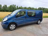 Opel Vivaro  Opel Vivaro 2.0 CDTi 115Km 2008r Dubelt kab 5/6-os Long Klima Serwis