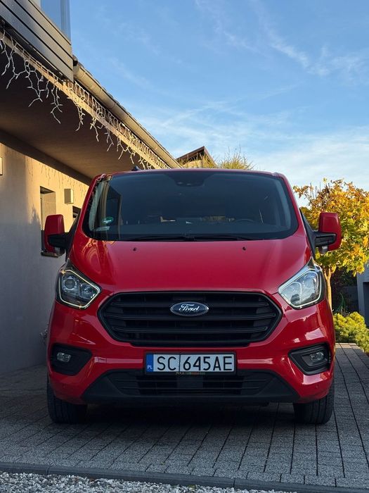 Ford Transit Custom Long ASO salon PL 9os hak + relingi bez PCC Bielsko