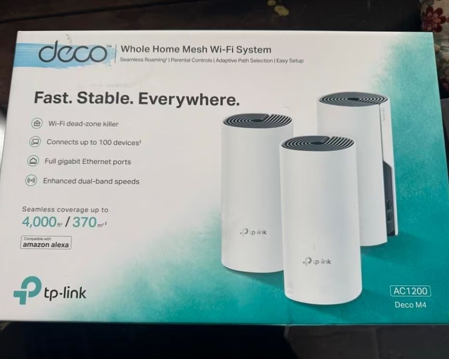 TP-Link Deco M4 Mesh WiFi . Потужні роутери. Підсилювачі wi-fi.