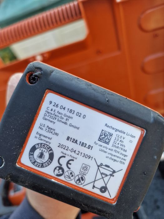 Zestaw fein AMM300Plus fein ABSU12 wkrętarka I wielofunkcyjne