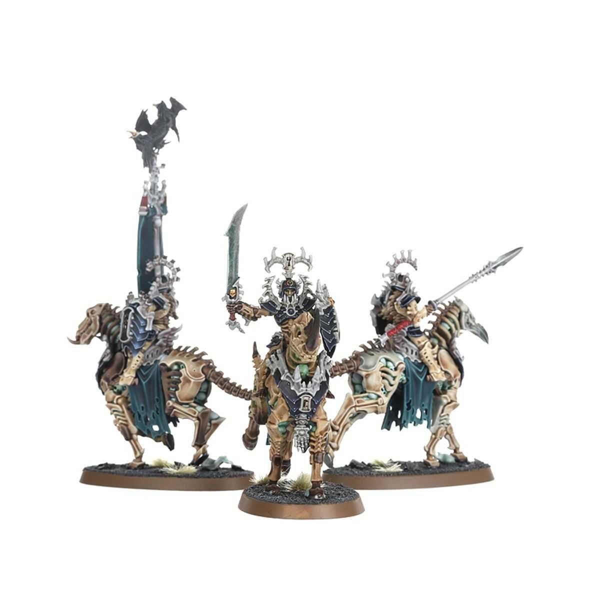 Warhammer Age of Sigmar Ossiarch Bonereapers Kavalos Deathriders