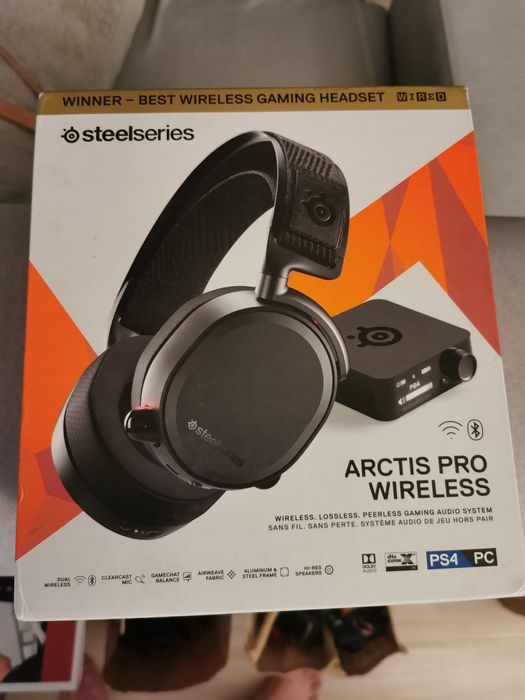 steelseries arctis pro wireless z baza uszk