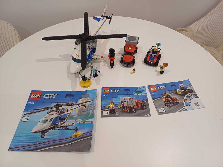 LEGO City 60243 Pościg helikopterem policyjnym policja helikopter