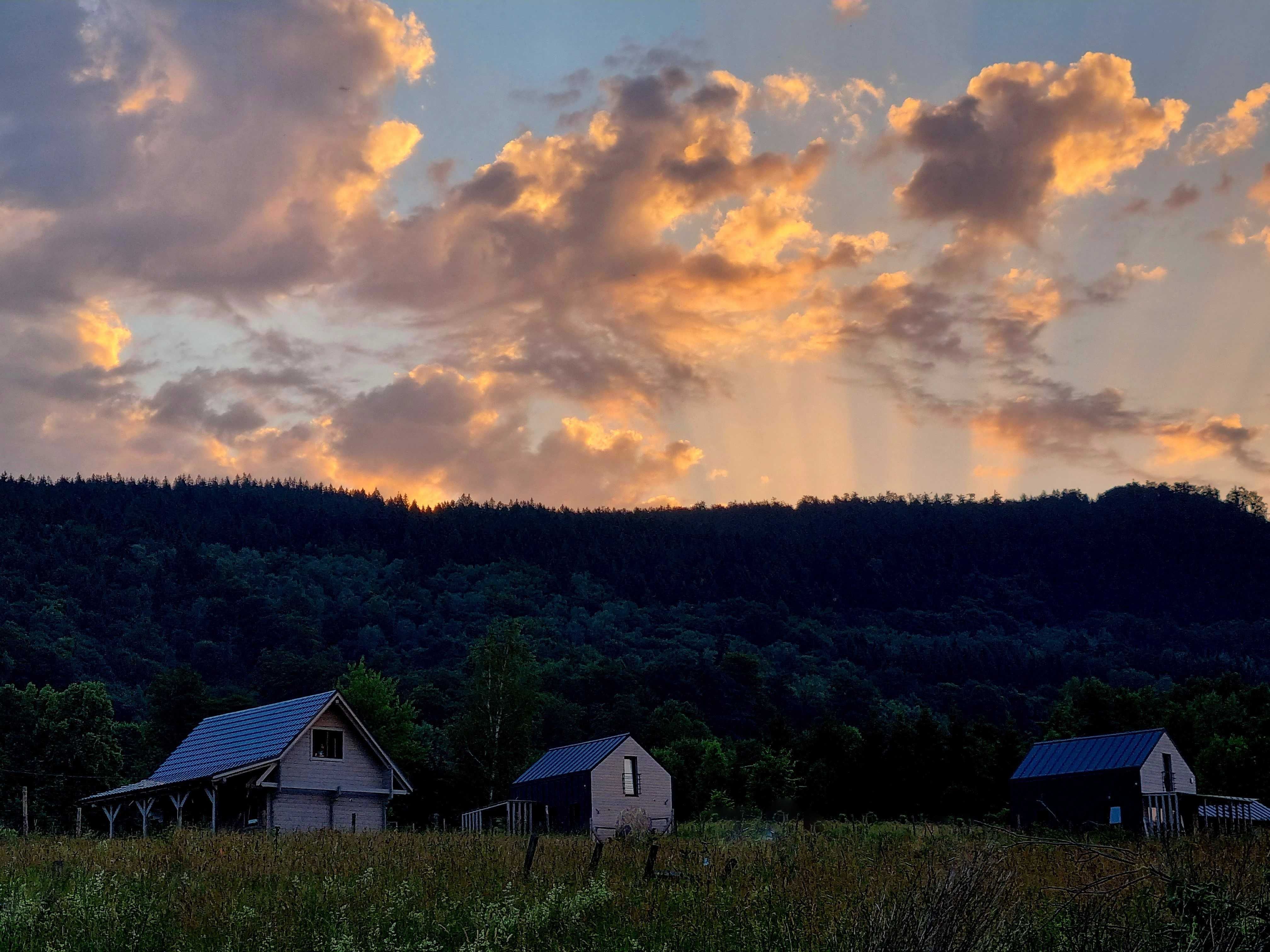 Domek z widokiem na góry, Góry Sowie, Sudety, wakacje, Głuszyca, Łom