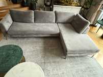Przepiekna sofa szara