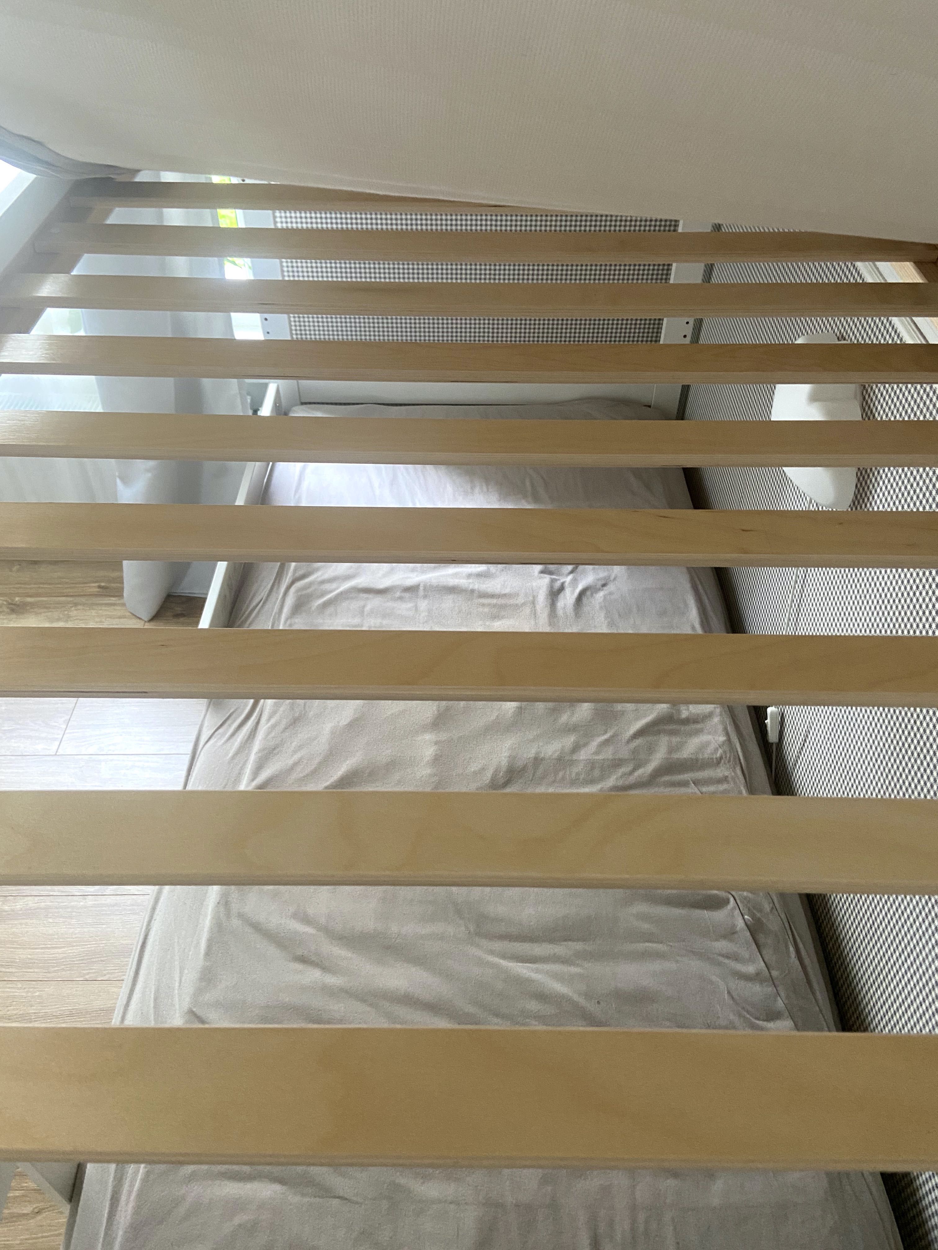 Rama łóżka piętrowego dla dzieci biała Mydal Ikea 90x200 cm