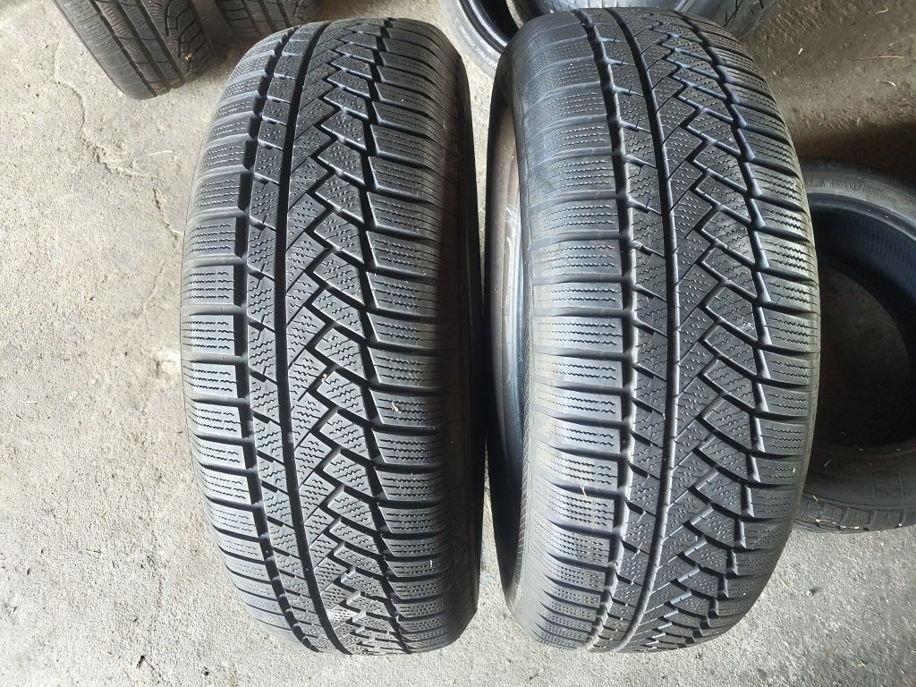 Opony zimowe uzywane 235 65 R17 Continental 6,8mm 2 sztuki z06