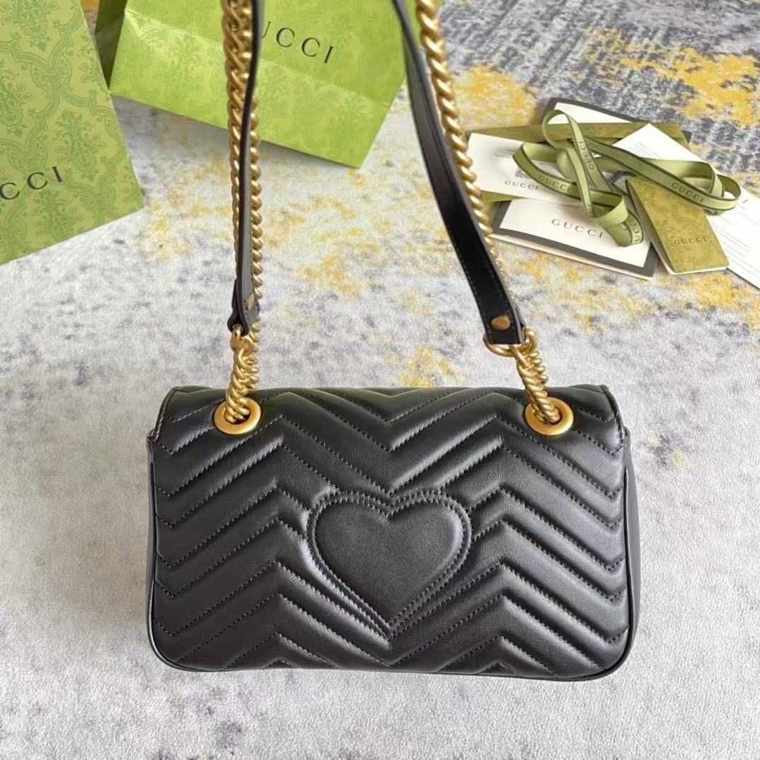 GUCCI GG Marmont Chain Flap Bag