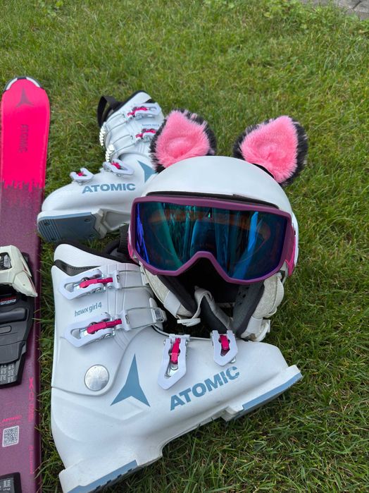 Narty Atomic Vantage + Kije + Buty + Kask + Gogle - SUPER