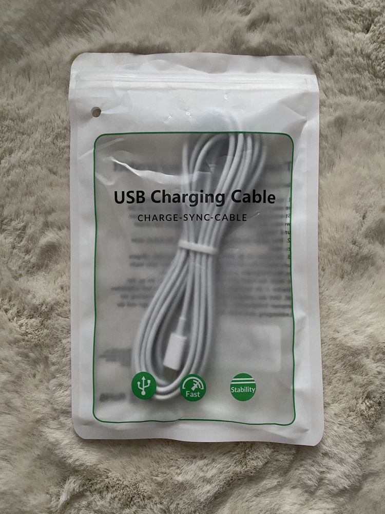 Kabel lightning -USB-C, 3m.