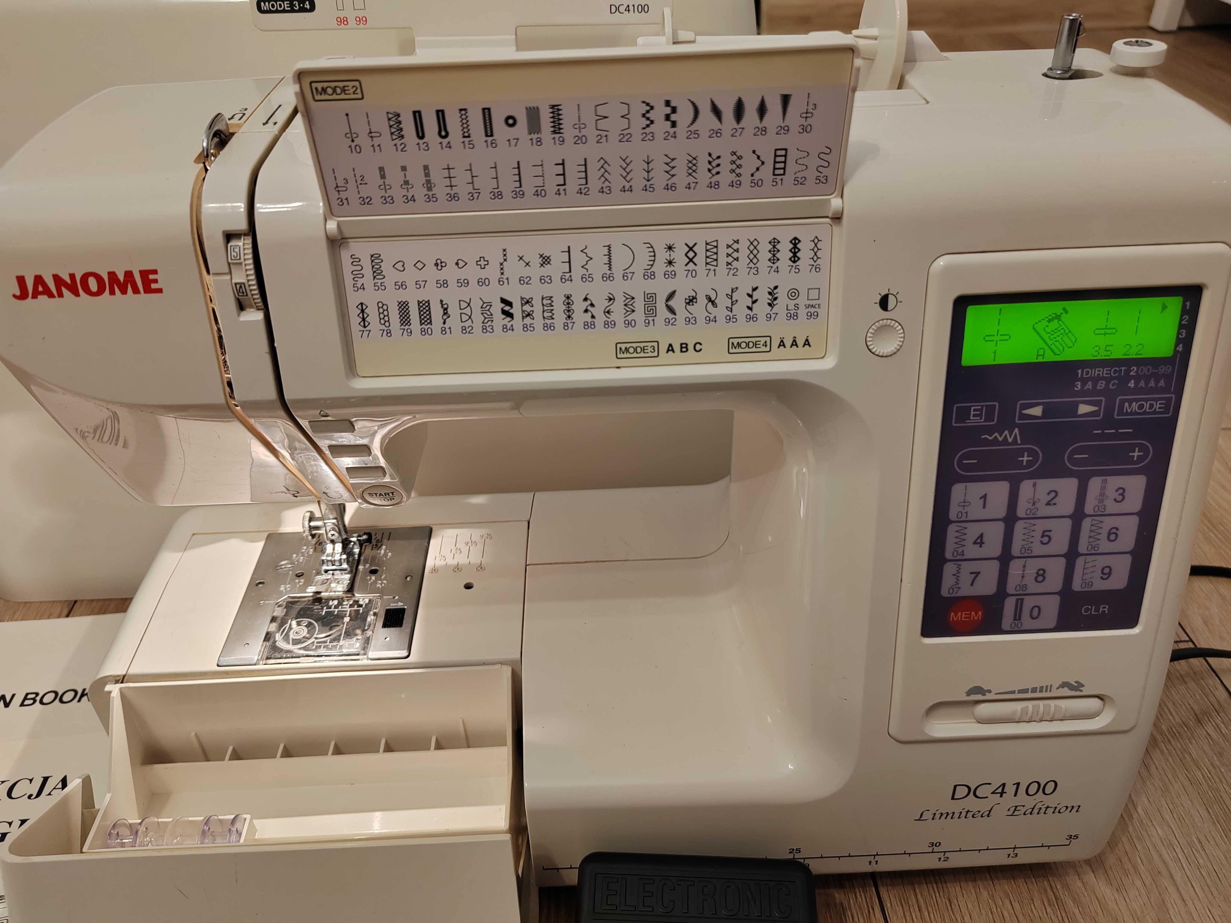Stębnówka do szycia janome DC 4100