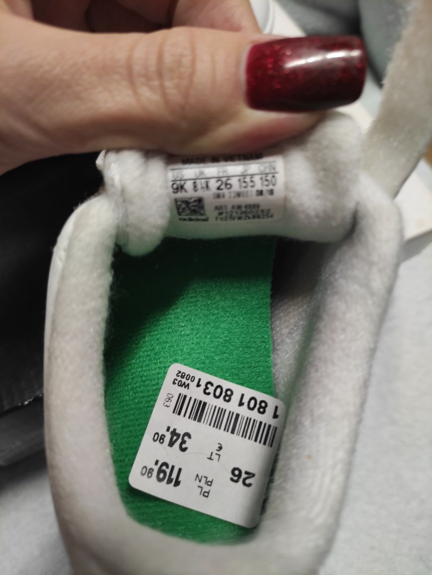 Nowe oryginalne buty dziecięce Adidas vs adv  r. 26