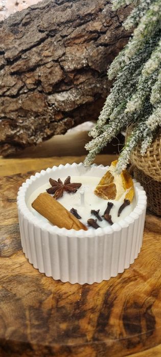 Świeca handmade o zapachu Grzanego wina