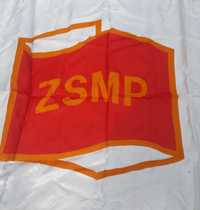 Flaga ZSMP PRL oryginał
