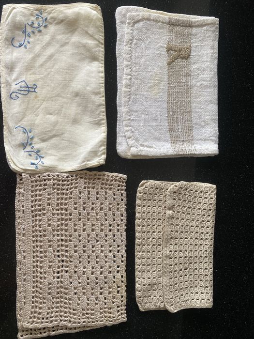 Conjunto de 4 sacos de guardanapos