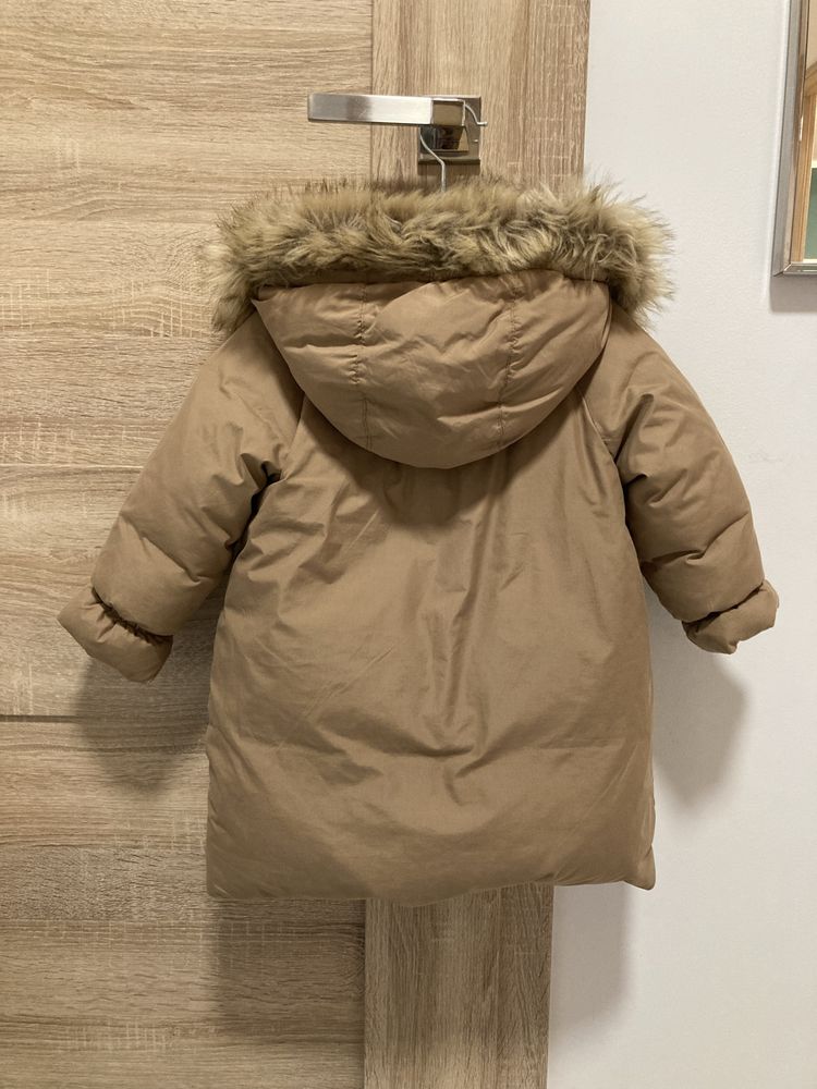 Kurtka Zara (zimowa, ocieplana) r. 98 (2-3 lata) khaki