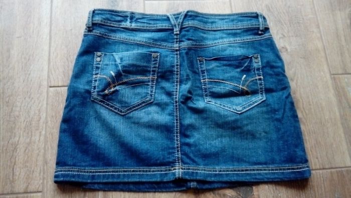 Spódniczka jeansowa mini rozmiar 38 Yessica (C&A)