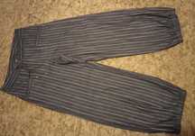 Spodnie pumpy  popielate w pasy WEARHOUSE rozmiar S