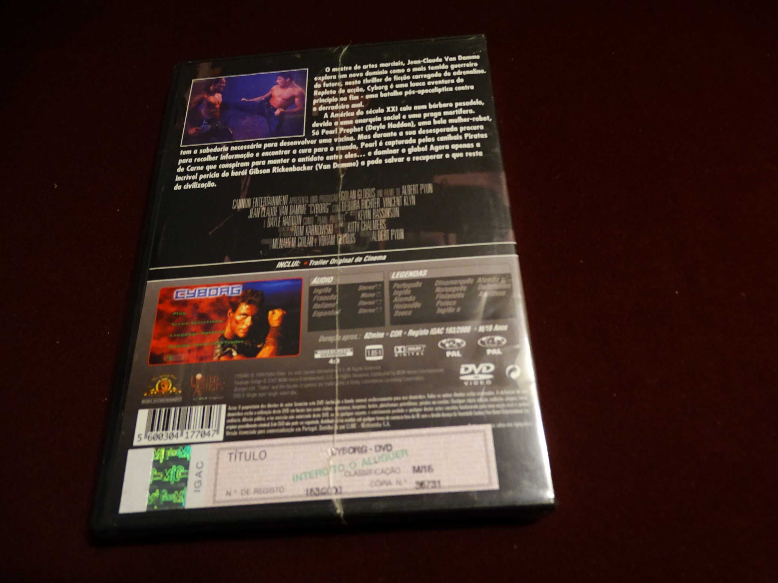 DVD-Cyborg-Van Damme-Selado