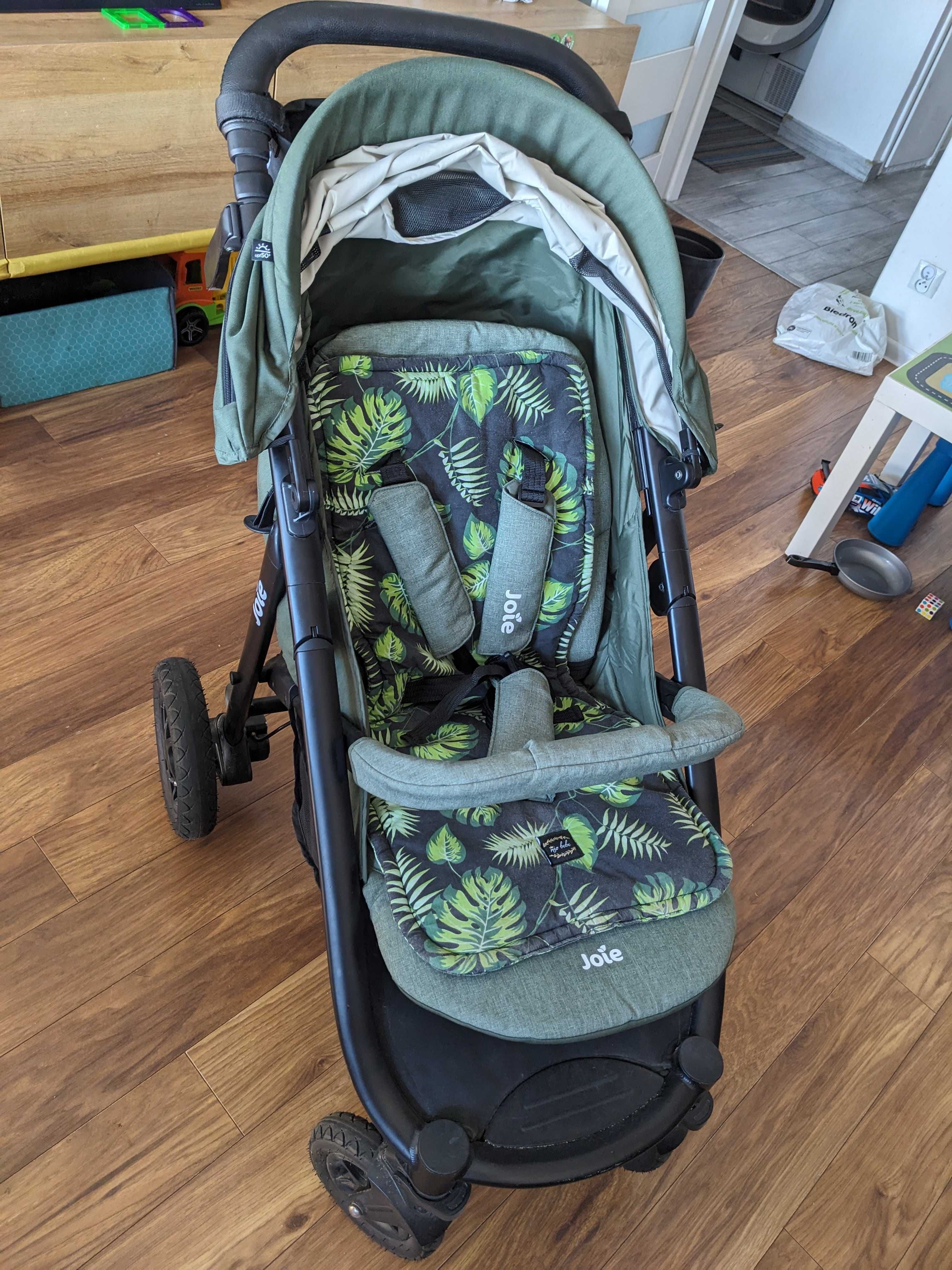 Joie Litetrax 4 Air DLX Wózek Spacerowy Koła Pomp. zielony edycja lim.