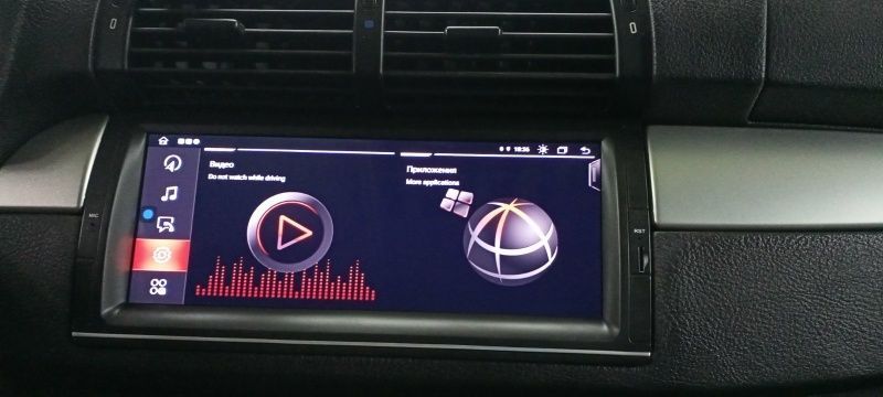 Магнітола BMW 5, E39, X5, E53, E38, Карплей, Carplay