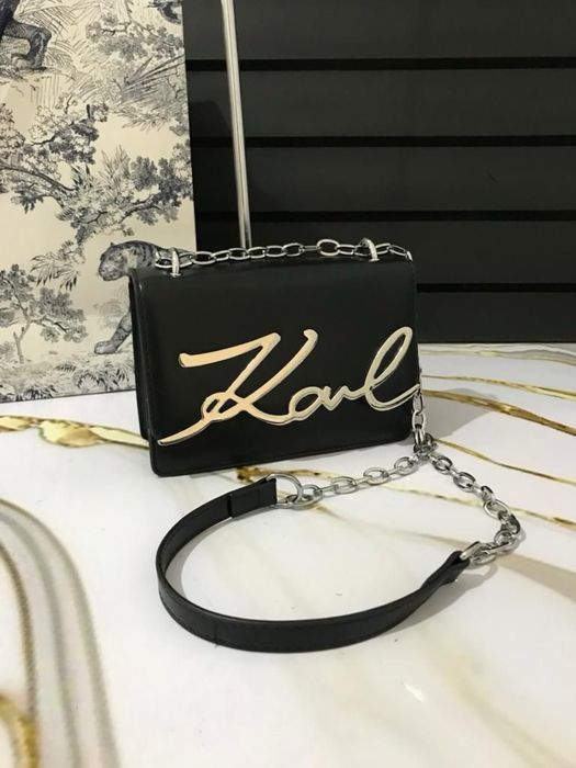 Сумочка в стилі karl lagerfeld крос боді