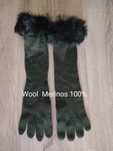 Rękawice długie Ralph Lauren wool Merynos