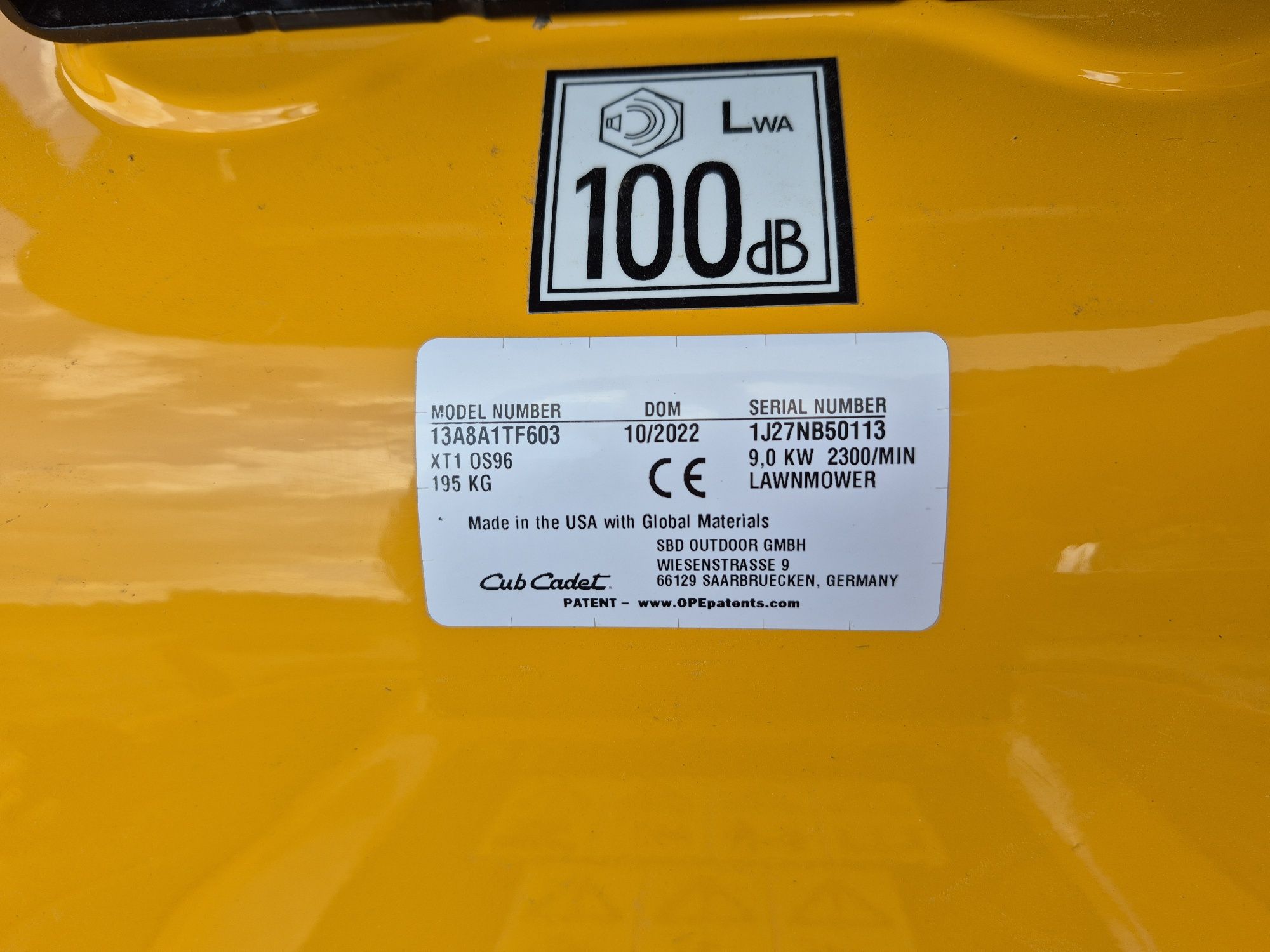 Kosiarka ciągniczek cub cadet nowa nie używana