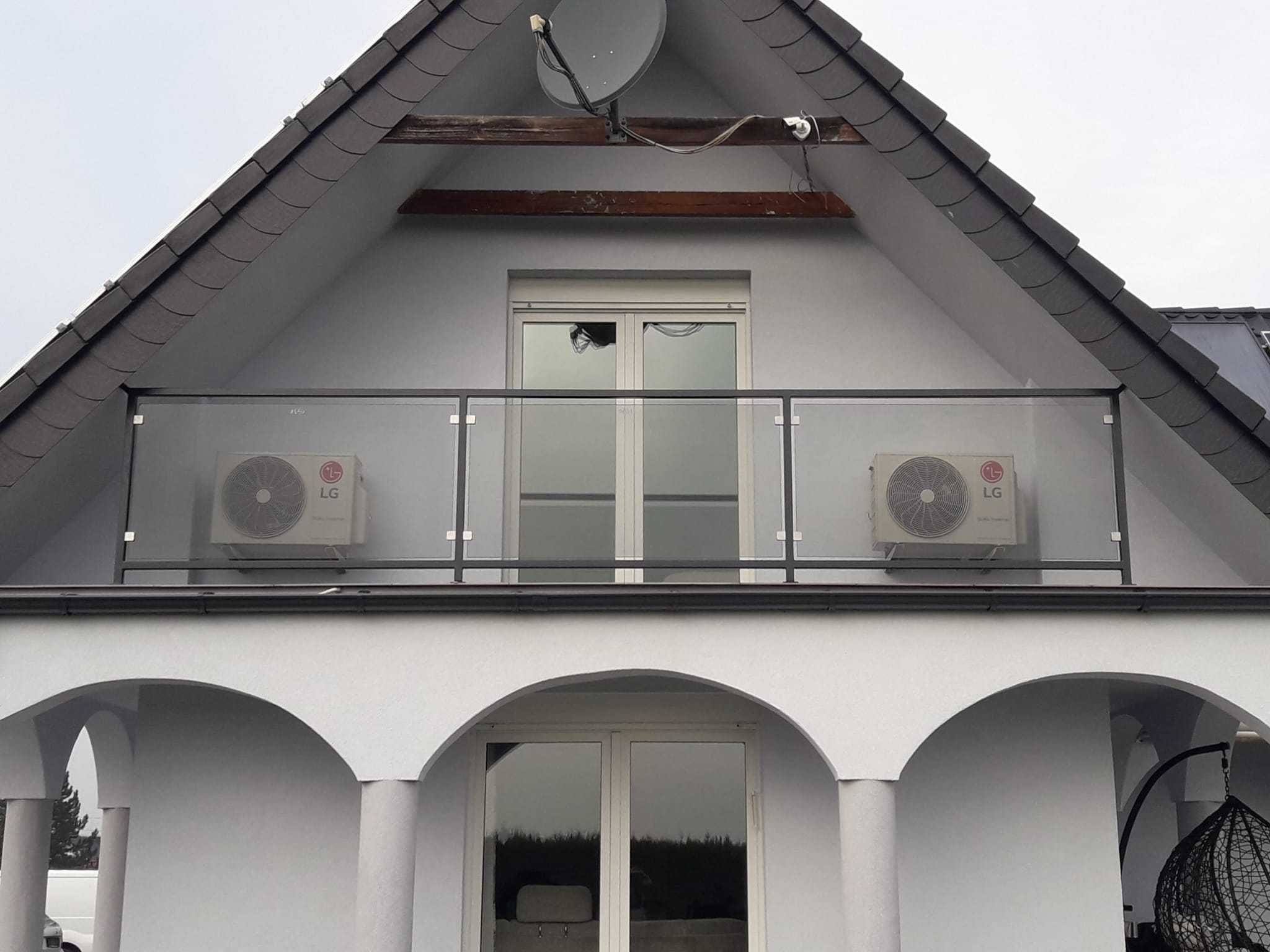 Balustrady szyba szkło,balkon barierka ocynk super cena