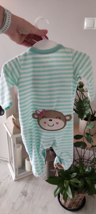 Piżamka jednoczęściowa, pajacyk niemowlęcy, śpiochy Carter's, rozmiar