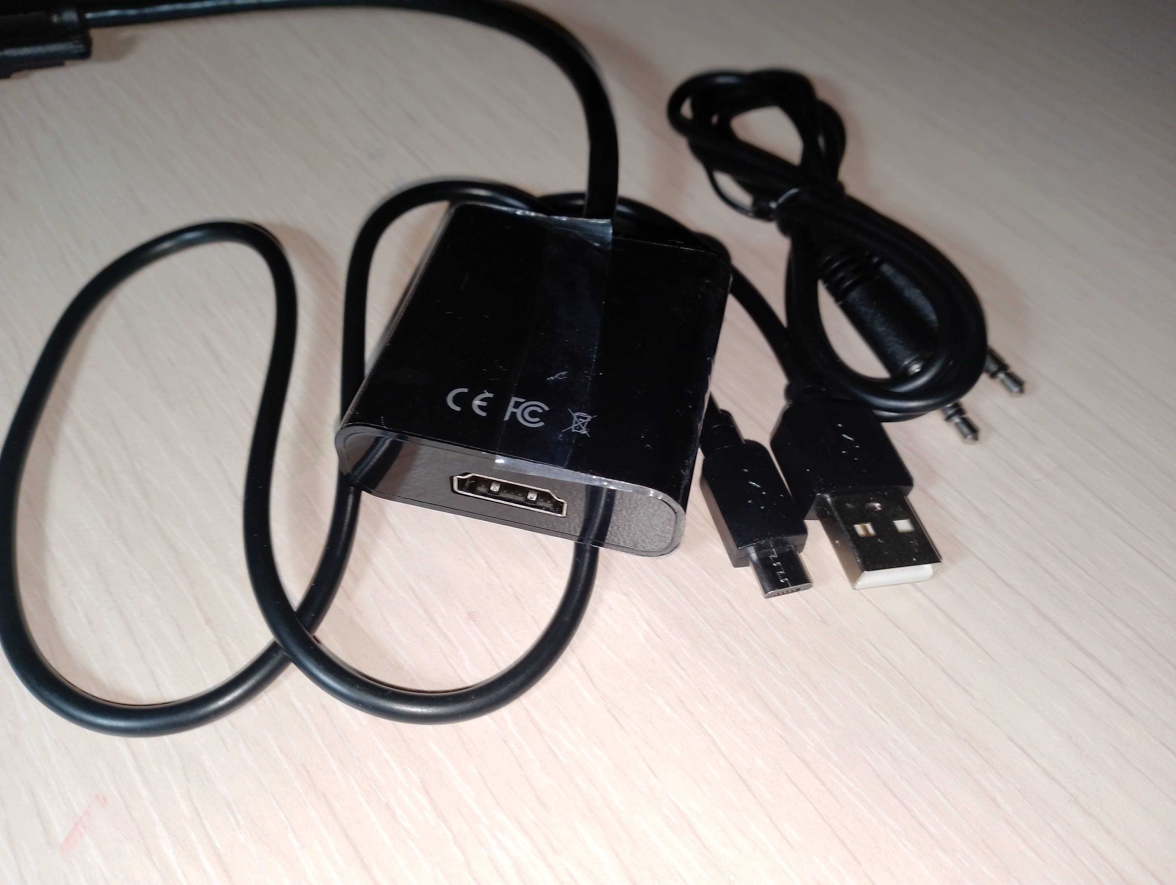 Adapter przejściówka VGA audio na HDMI