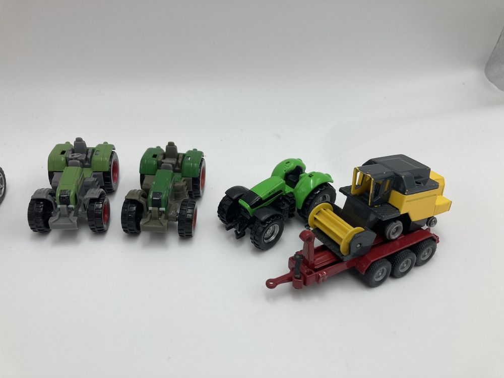 Siku majorette traktory ciągniki 9szt